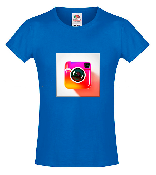 

Футболка Fruit of the Loom instagram Синий 152 см S1IN3TD152