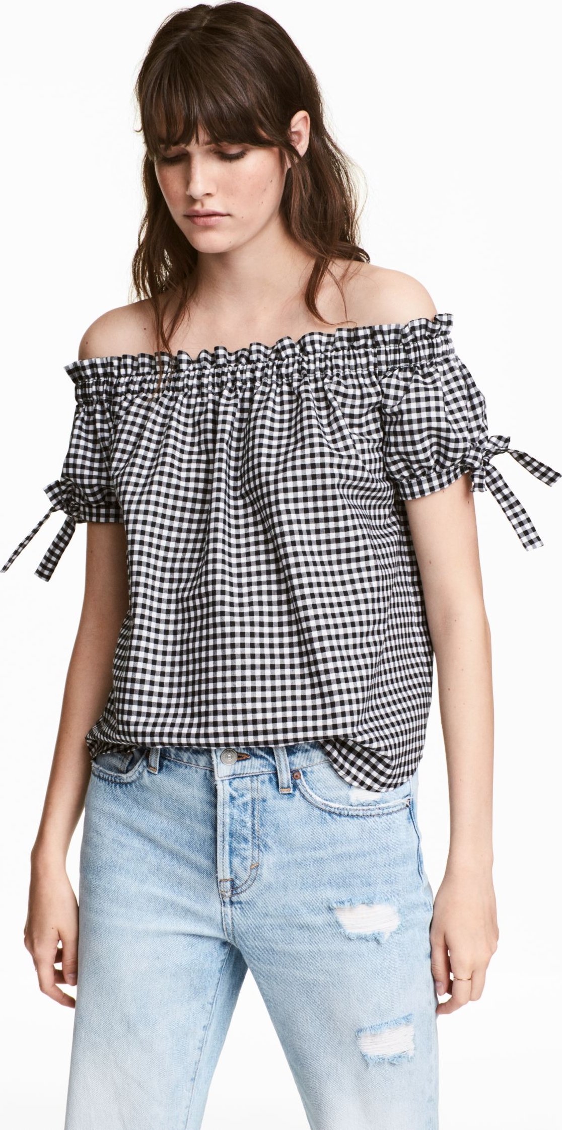 

Блузка H&M KK5547586 32 Черная