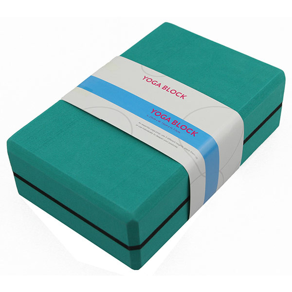 

Йога-блок, кирпичик для йоги (450гр) бирюзовый 3158/W \1