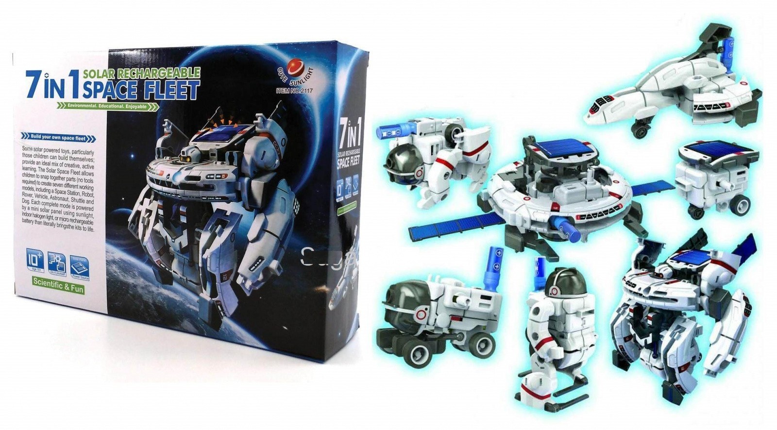 

Конструктор Solar Robot робот 6 в 1 (2117A )
