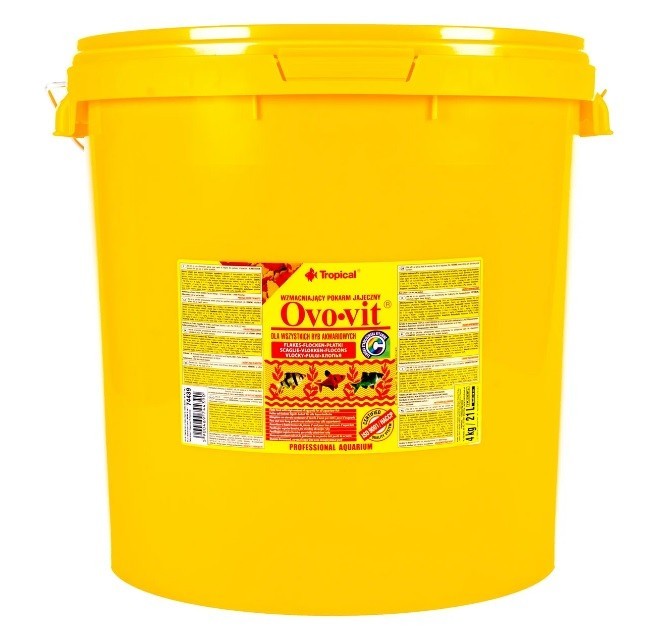 

Корм Tropical Ovo-vit для аквариумных рыб в хлопьях 21 л/4 кг