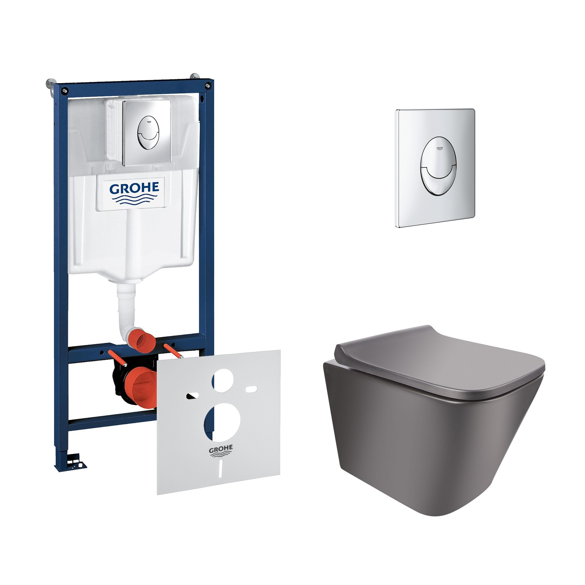 

Набор инсталляция 4 в 1 Grohe Rapid SL 38721001 + унитаз с сиденьем Qtap Tern QT1733052ER