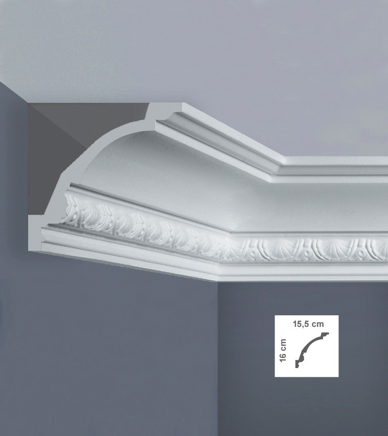 

Потолочный плинтус BOVELACCI EUROSTYL P9L 165х165х1250 мм