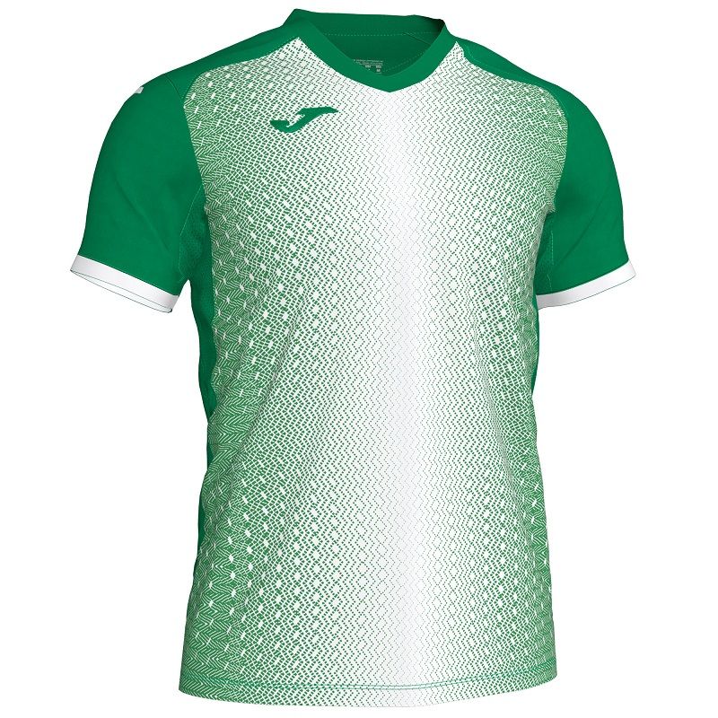 

Футболка Joma SUPERNOVA зелено-белая 2XS 101284.452