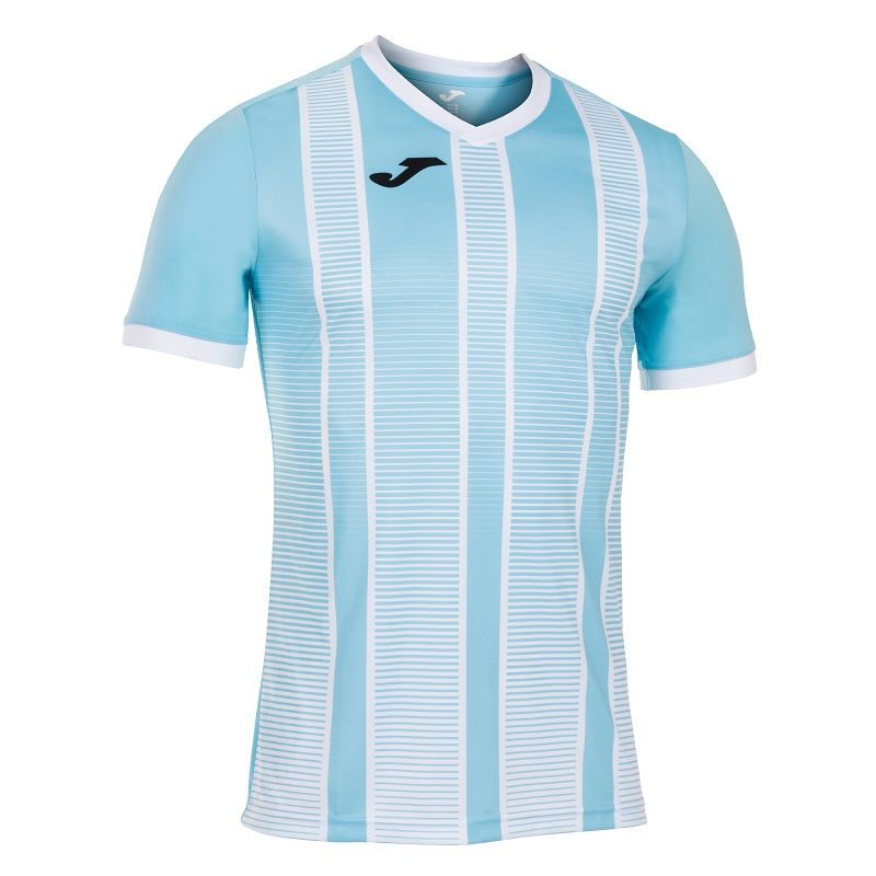

Футболка Joma TIGER II голубо-белая M 101464.352