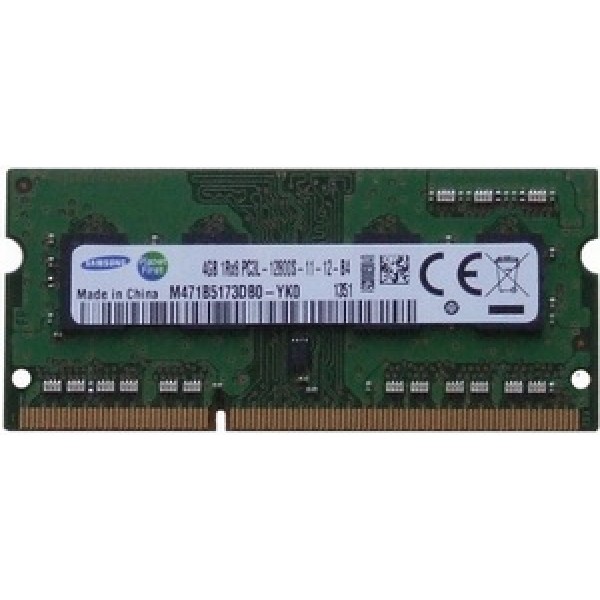 

SO-DIMM 4GB/1600 1,35V DDR3L Samsung (M471B5173DB0-YK0) Refurbished