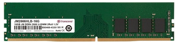 

Оперативна пам'ять Transcend DDR4 16GB 2666Mhz (JM2666HLB-16G) (JM2666HLB-16G)