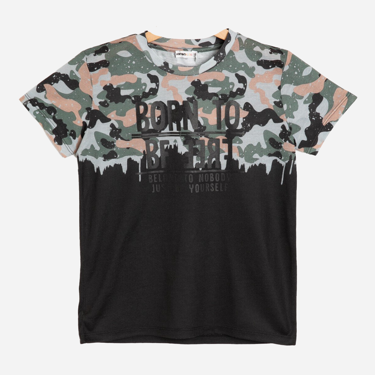 

Футболка Koton 9YKB16132TK-01V 104-110 см Черный/Дизайн