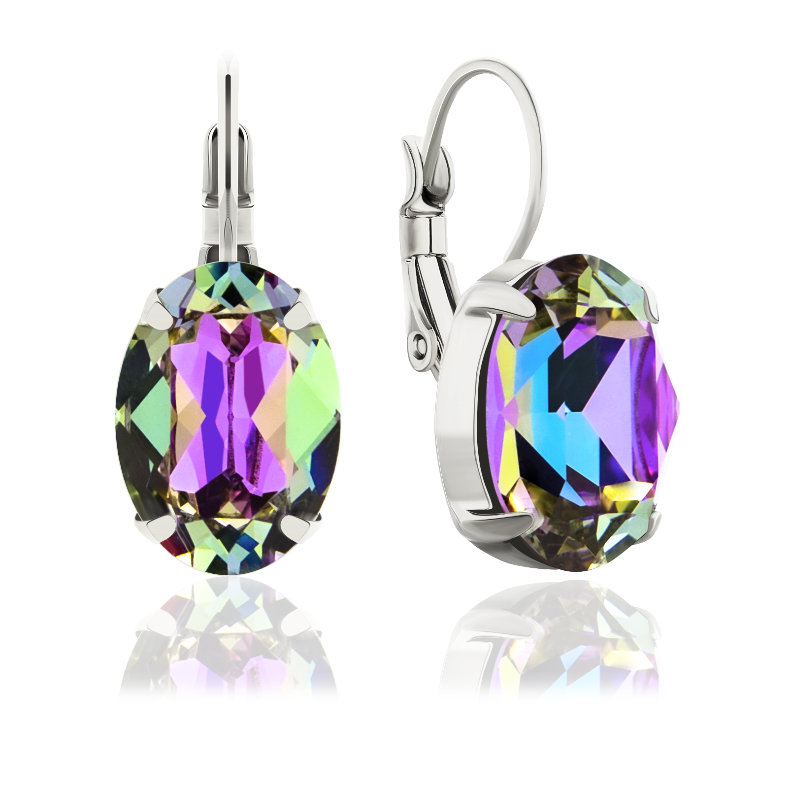 

Серьги KOBI MIRA 14*8 мм со Swarovski модели 7740-1728-265