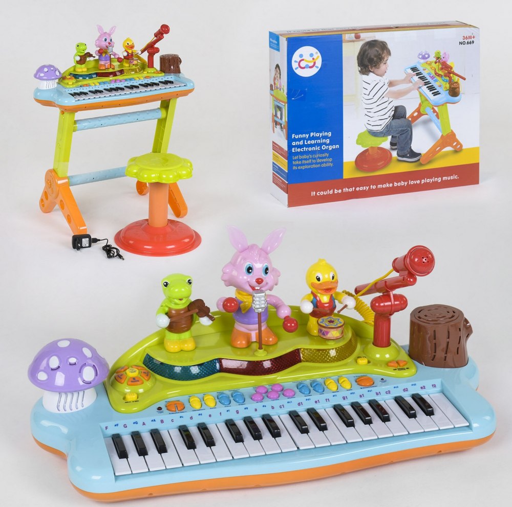 

Детский синтезатор со стульчиком 669 Bath Toys