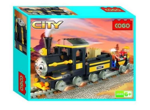 

Конструктор "City: паровозик" 4100 Cogo (6910010041006)