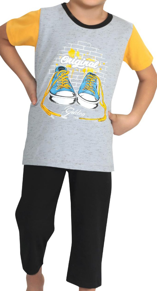 

Пижама с коротким рукавом Matilda Серый 140 см 9472-4 (469157)