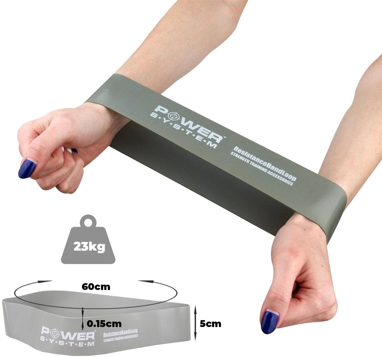 

Лента-эспандер Power System PS-4063 Flex Loop Grey