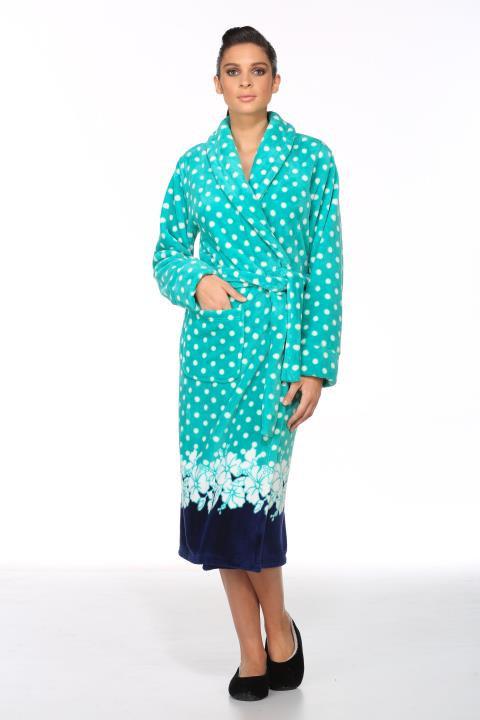 

Халат женский махровый шаль Coccon  3235, Халат женский махровый шаль Coccon S 3235