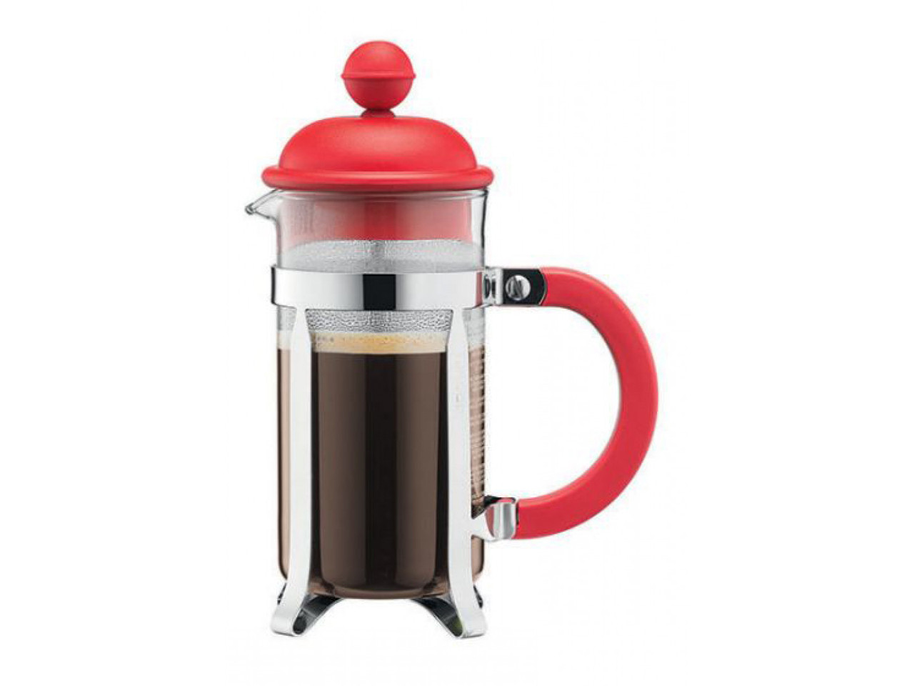 

Кофейник френч-пресс BODUM Caffettiera 0,35 л красный(1913-294)