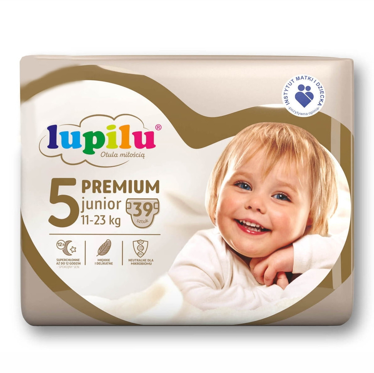 

Подгузники Lupilu Premium Junior Gold 5 размер 11-23 кг Box 4уп*39шт