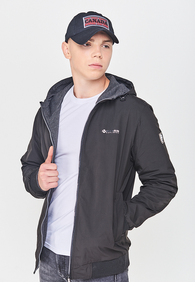 

Куртка Remain 7924 XL Чорно-сірий