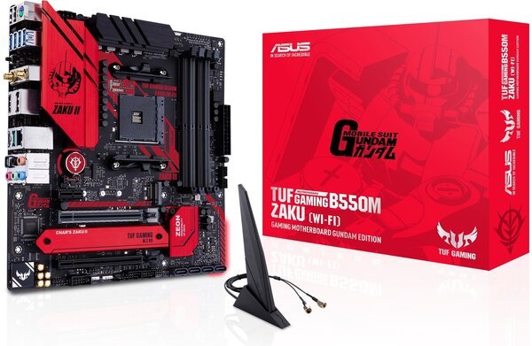 

Материнская плата ASUS TUF GAMING B550M-ZAKU WI (TUF GAMING B550M-ZAKU WI)