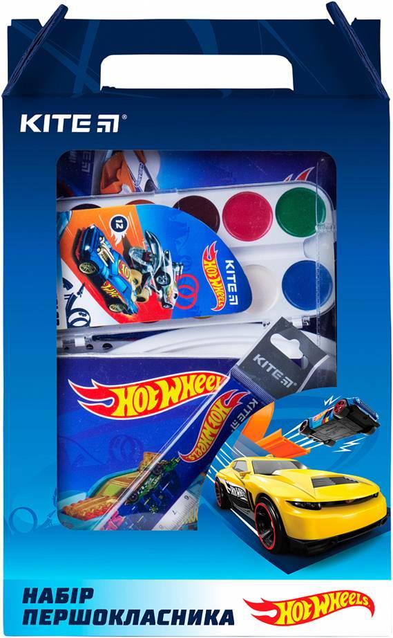 

Набор для первоклассника Kite Hot Wheels K21-S02