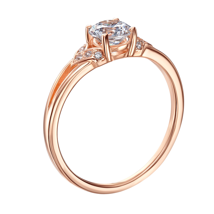 

Кольцо из красного золота с фианитами S Zirconia 000137127 15.5 размера