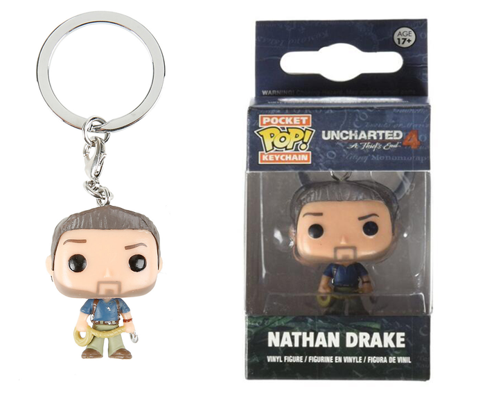 

Фигурка брелок Uncharted 4 Нейтан Дрейк Funko Pop Nathan Drake 4 см FP U ND