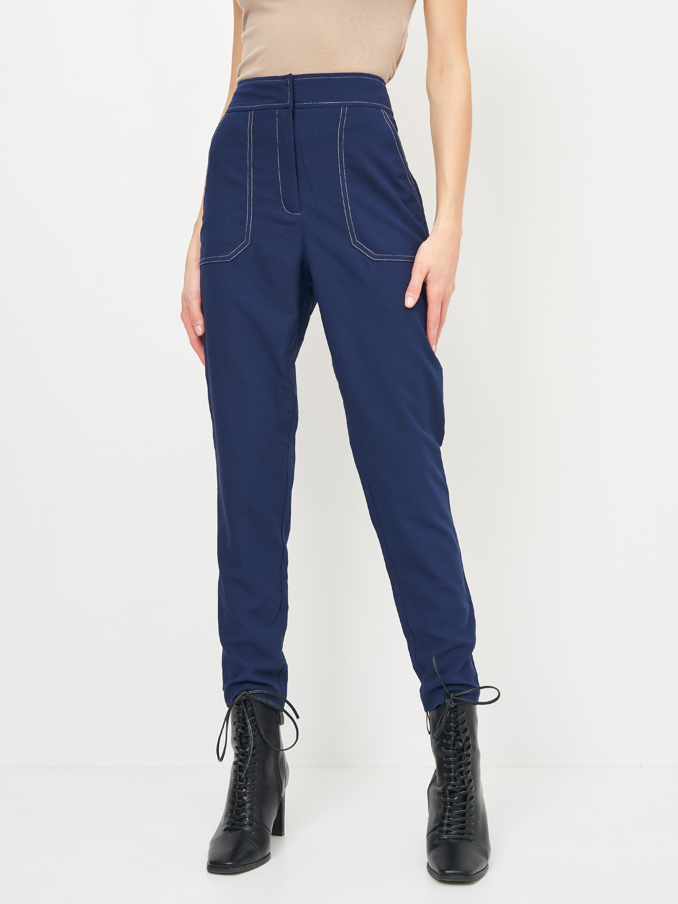

Брюки Missguided XAZ189709ERWA  Темно-синие, Брюки Missguided XAZ189709ERWA 34 Темно-синие