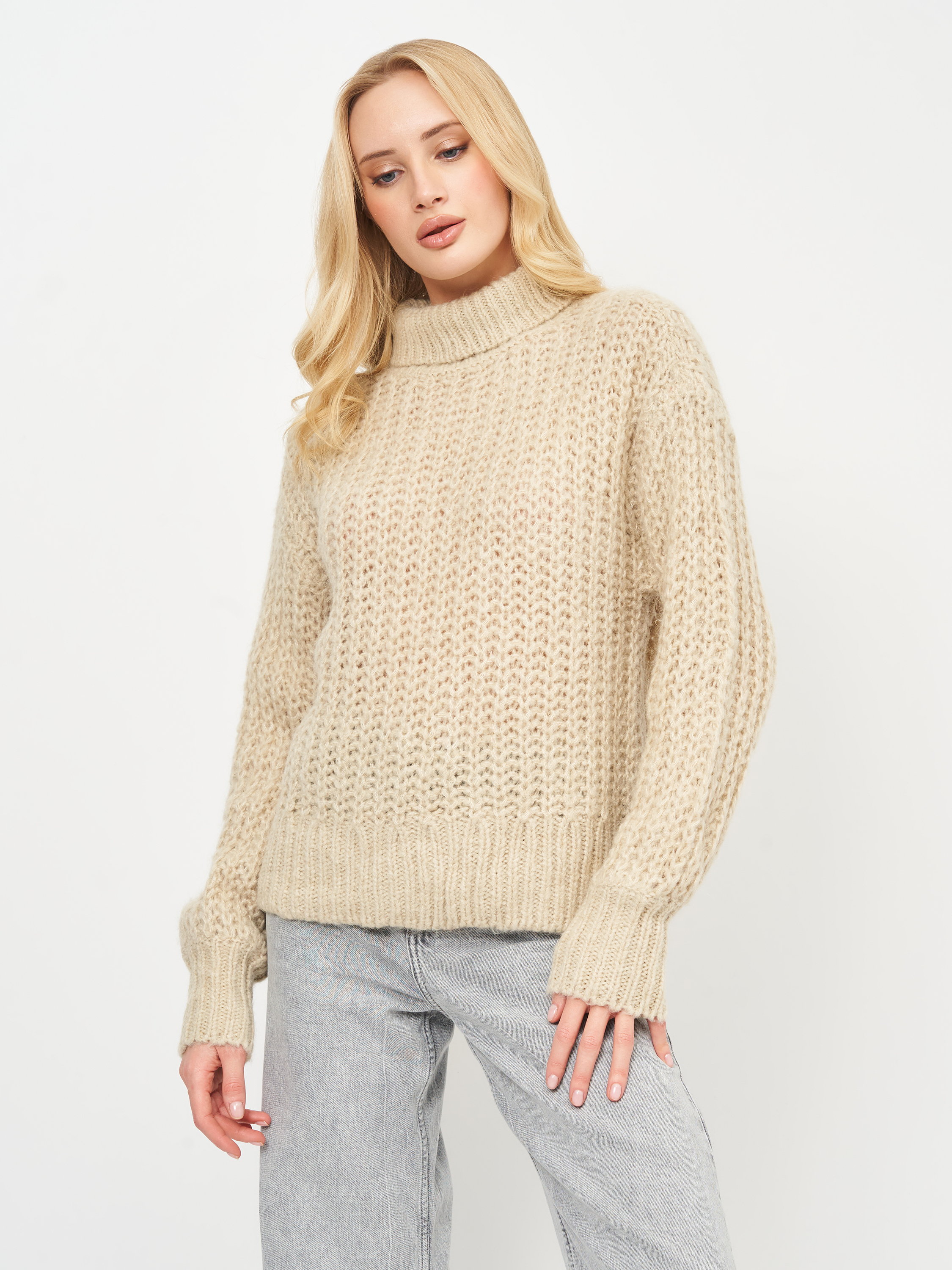 

Свитер Moss Copenhagen XAZ274912MWRZ / Бежевый, Свитер Moss Copenhagen XAZ274912MWRZ XS/S Бежевый