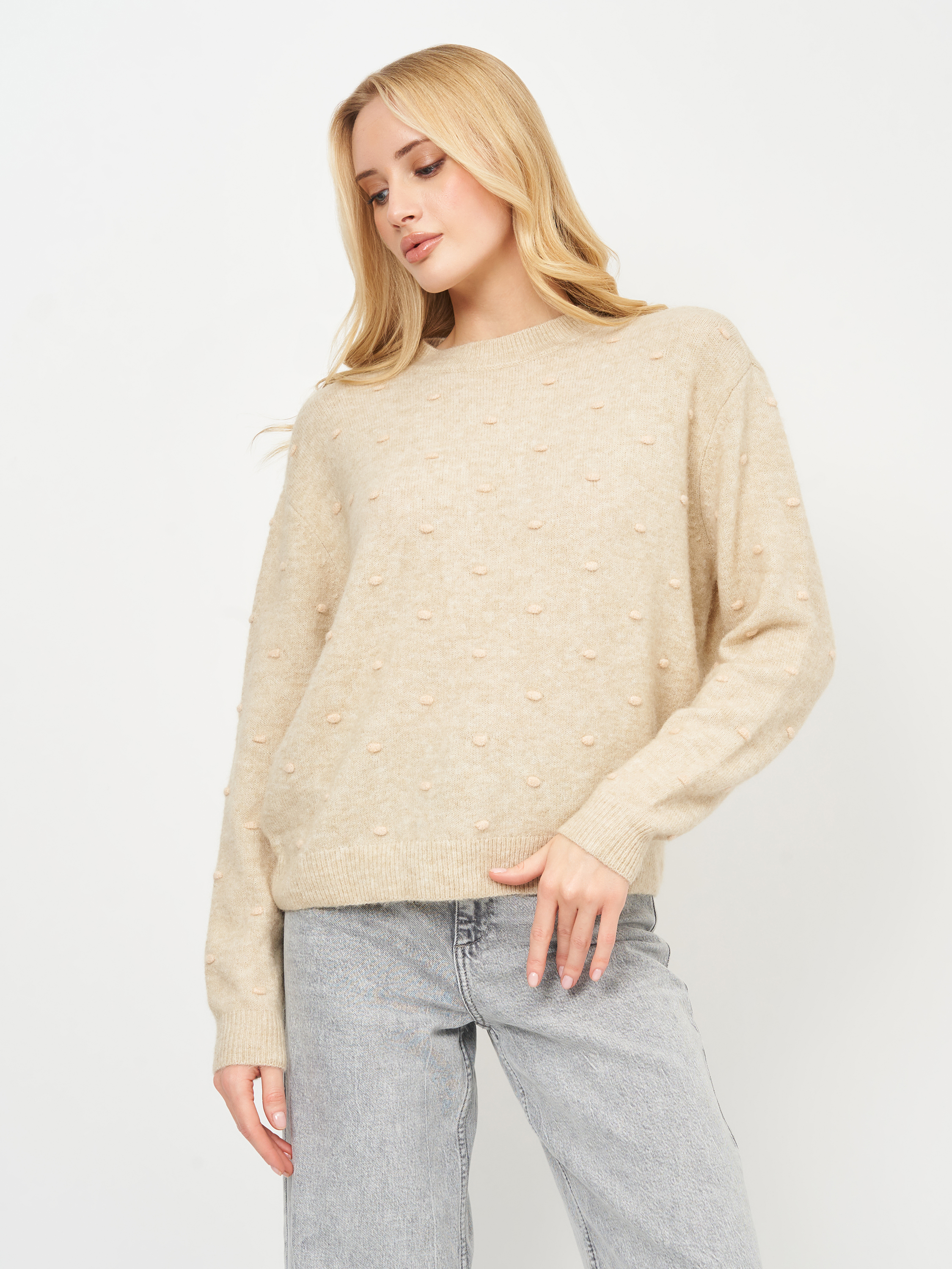 

Джемпер Moss Copenhagen XAZ274967GQPA / Бежевый, Джемпер Moss Copenhagen XAZ274967GQPA S/M Бежевый