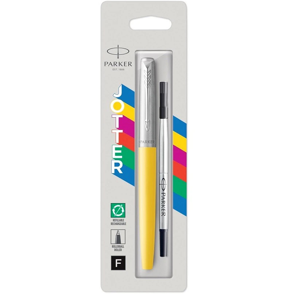 

Ручка роллер Parker JOTTER 17 Plastic Yellow CT RB блистер 15 326
