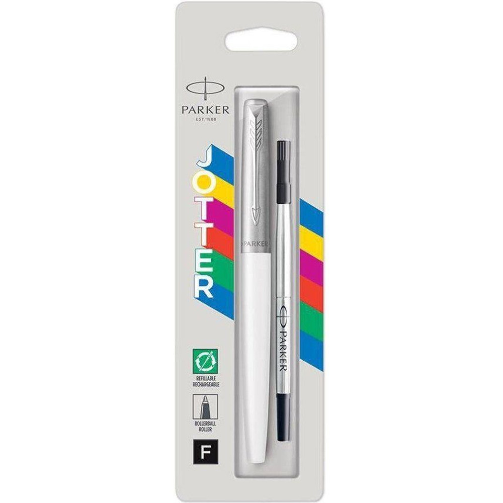 

Ручка роллер Parker JOTTER 17 Standard White CT RB блистер 15 026