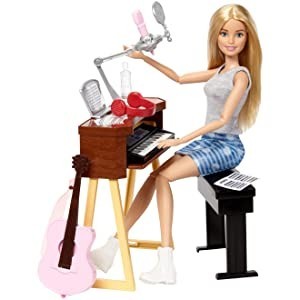 

Игровой набор Mattel Кукла Барби Музыкант с гитарой и пианино Barbie Musician Doll with Musical Instruments (FCP73)