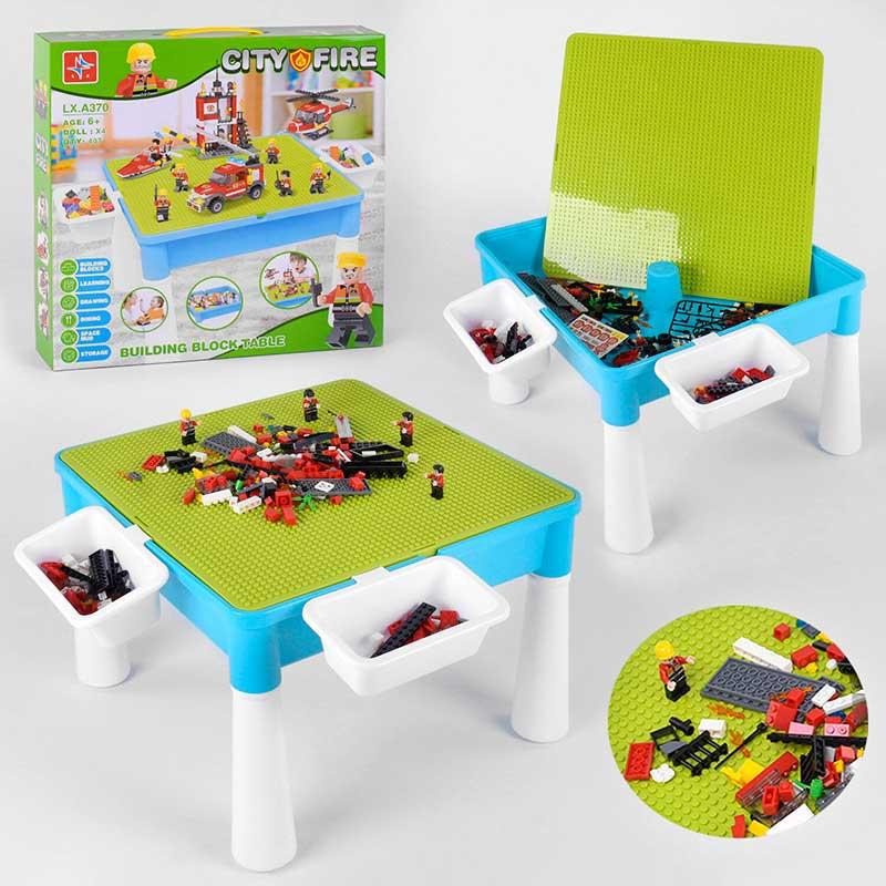 

Игровой столик с конструктором Cite Fire LX.A 370 Пожарные 407 деталей