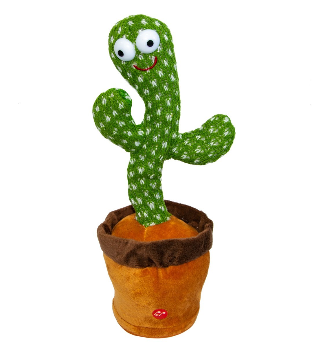 Интерактивная игрушка танцующий кактус Dancing Cactus на батарейках АА ...