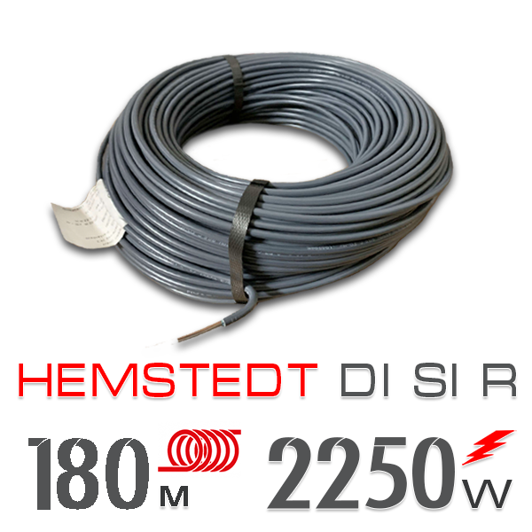 

Нагревательный кабель Hemstedt Di Si R - 180 м.п.