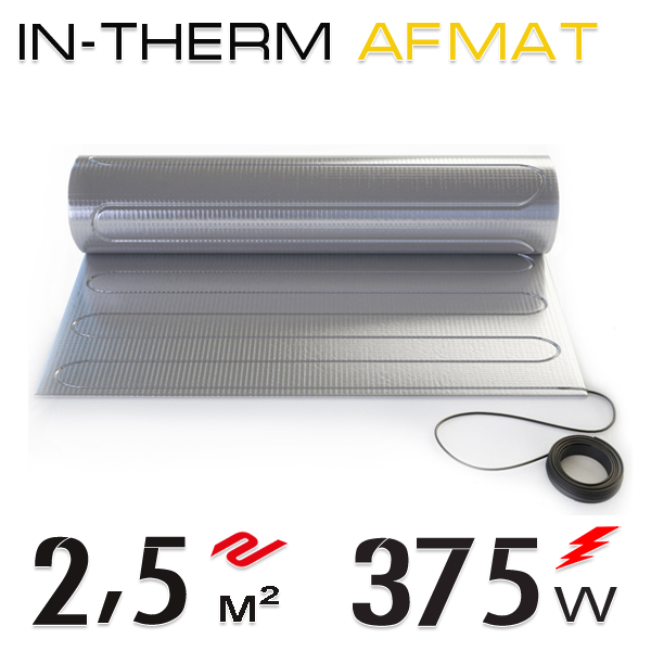 

Алюминиевый мат IN-THERM AFMAT 150 Вт/м.кв. - 2,5 м2