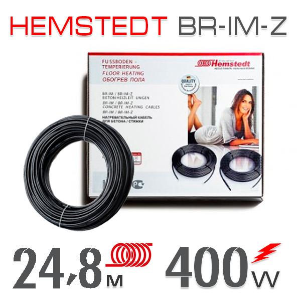 

Нагревательный кабель Hemstedt BR-IМ 17 Вт - 24,80 м