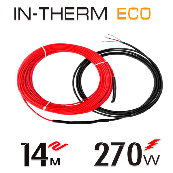 

Нагревательный кабель In-Therm ECO 20 Вт - 14 м