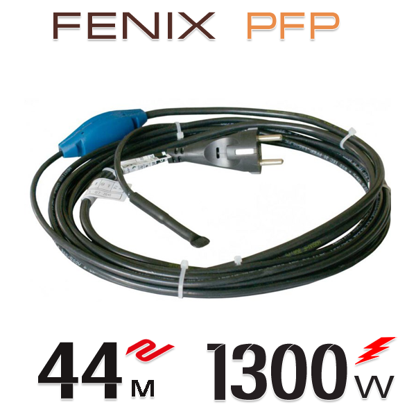 

Нагревательный двужильный кабель Fenix PFP 30 Вт/м со встроенным термостатом - 44 м.п.