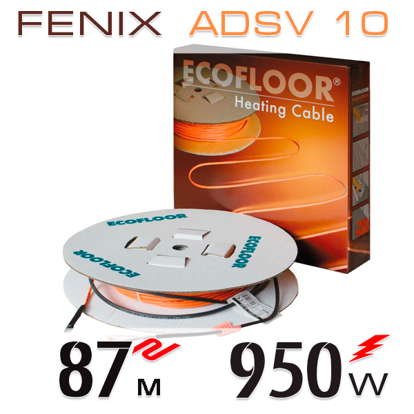 

Нагревательный кабель Fenix ADSV 10 Вт - 87 м