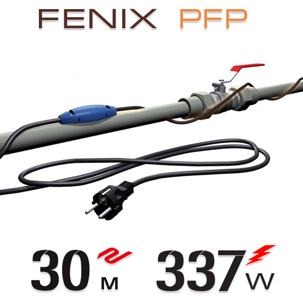 

Нагревательный кабель двужильный Fenix PFP 12 Вт/м с встроенным термостатом - 30 м.п.