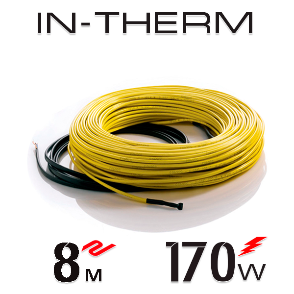 

Нагревательный кабель In-Therm 20 Вт - 8 м