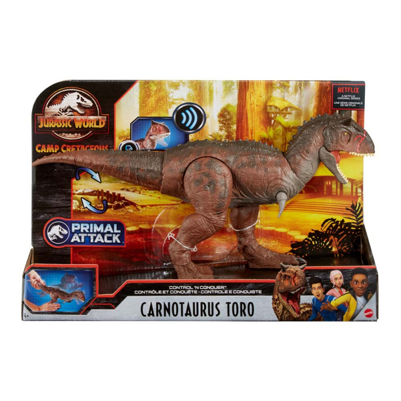

Ігрова фігурка Jurassic World Карнотавр Торо зі звуковим ефектом GNL07