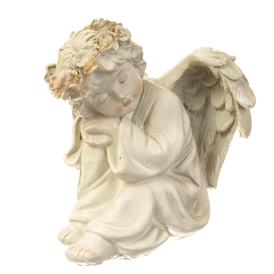 

Набор из 2 единиц. Спящий ангел светящийся 15*15*14.5CM (6000-007AN), Полистоун, Elisey