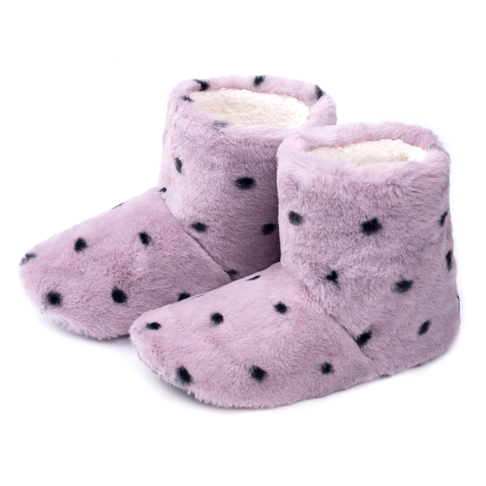 

Капці домашні Чобітки жіночі фліс CЖ-PRINT Pea TWINS 4795 38-39 Бузковий