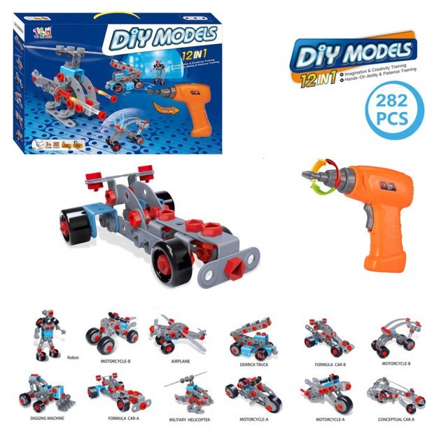 

Конструктор Tu Le Hui "Div Models" 12в1 (282 детали) TLH-16