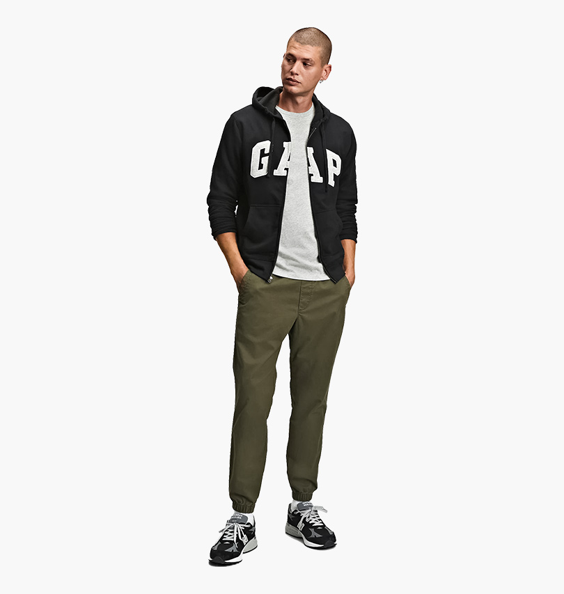 

Мужская Толстовка Gap Logo Hoodie True Black 735003011 XXL