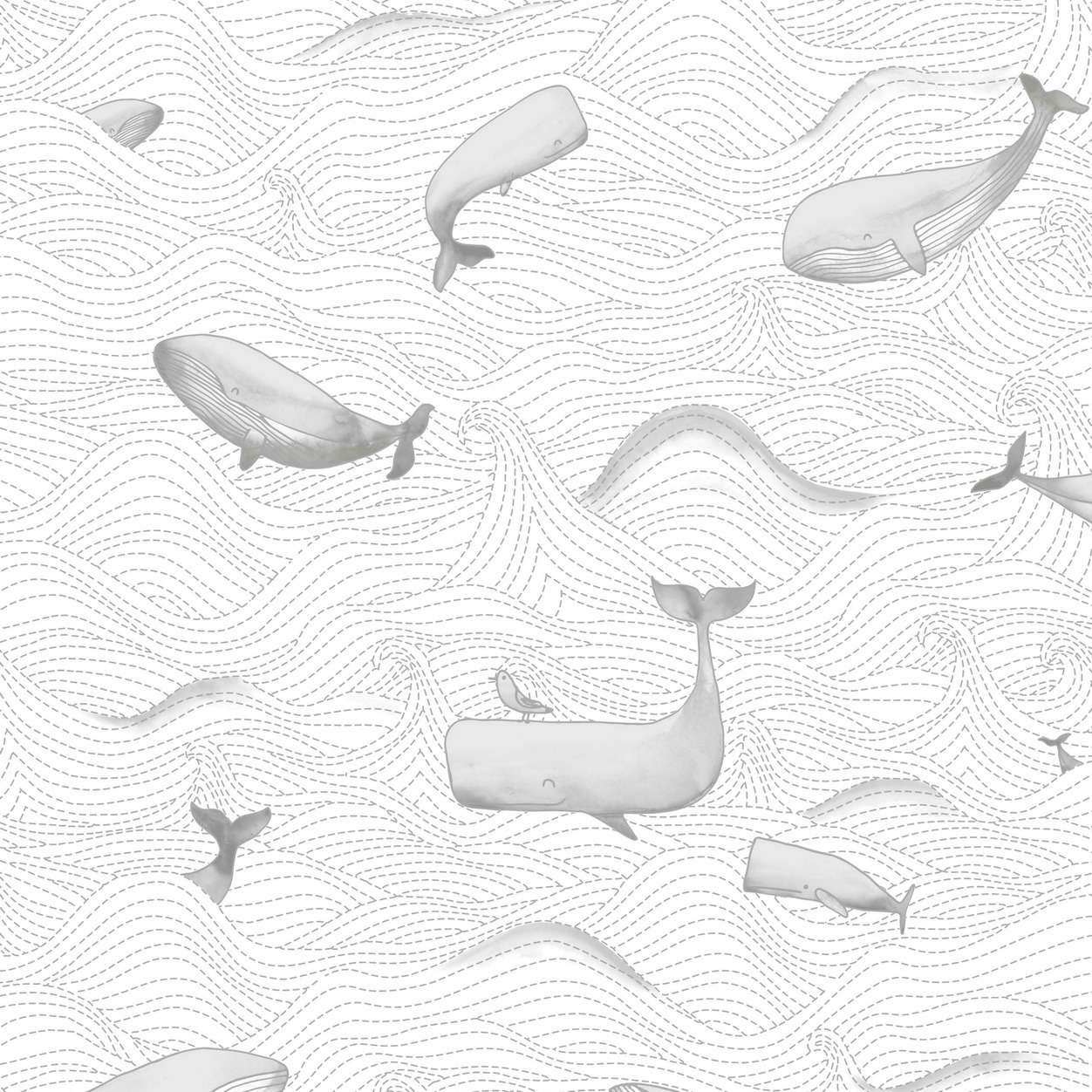 

Обои флизелиновая bn doodleedo 220730 животный мир серый белый Голландия