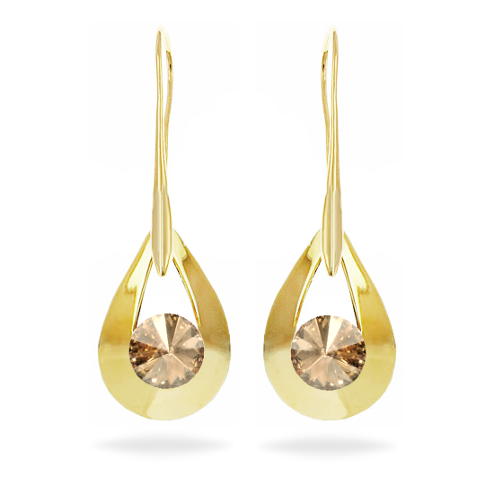 

Серьги KOBI LOREN 8 мм со Swarovski модели 7740-1166-05-35