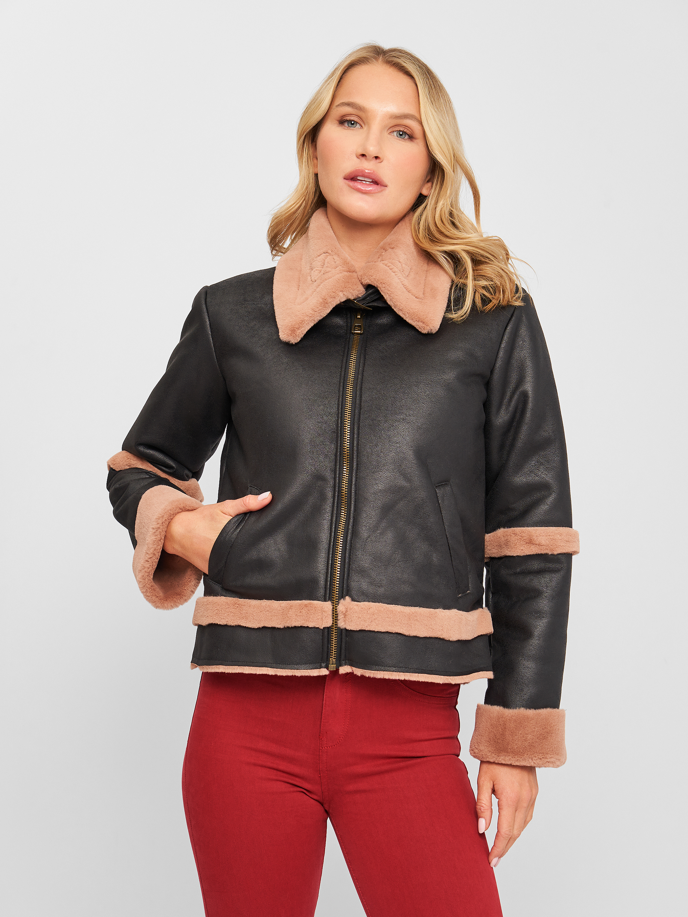 

Дубленка Missguided XAZ250391WITL  Черная с бежевым, Дубленка Missguided XAZ250391WITL 34 Черная с бежевым