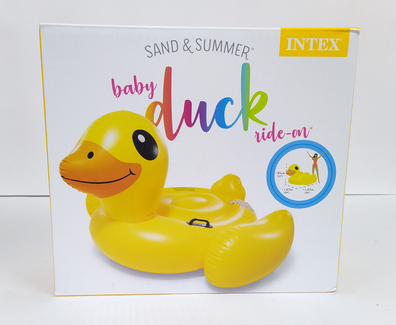 

Надувний пліт Каченя Intex 57556 (147х147х81 см)